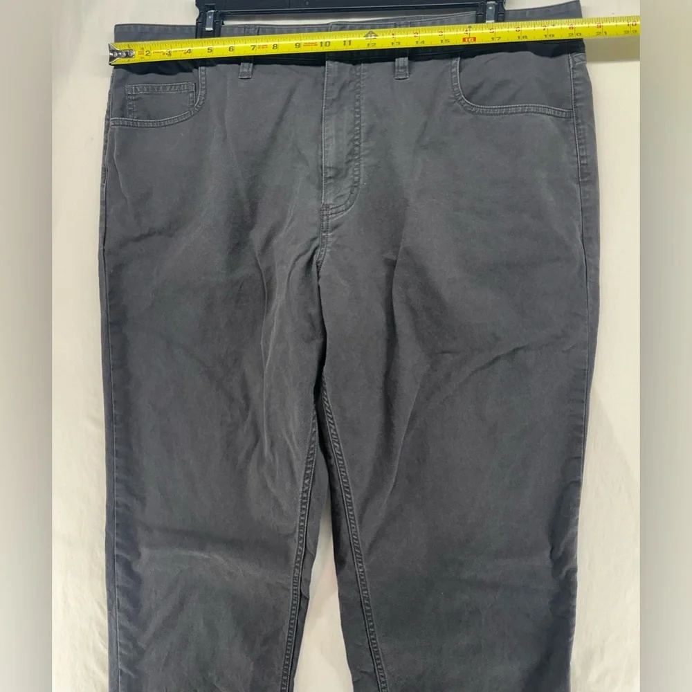 Vineyard Vines Mens 5‎ Pocket Canvas Pants Slim Fit Straight Leg Gray Size 40
